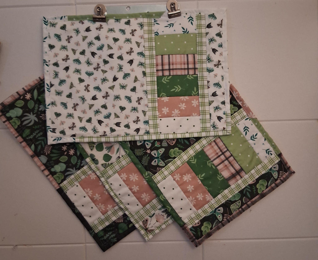 Pretty Handmade  Butterfly Placemats