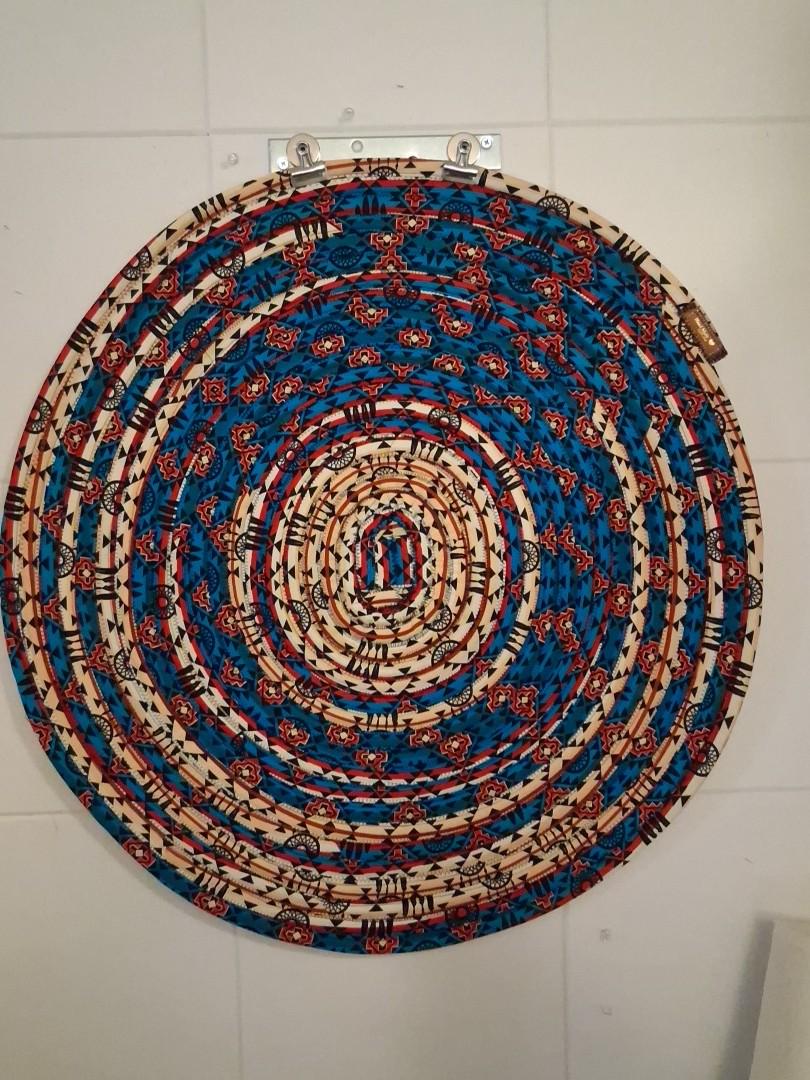 Handmade Native Round Jelly Roll Rug