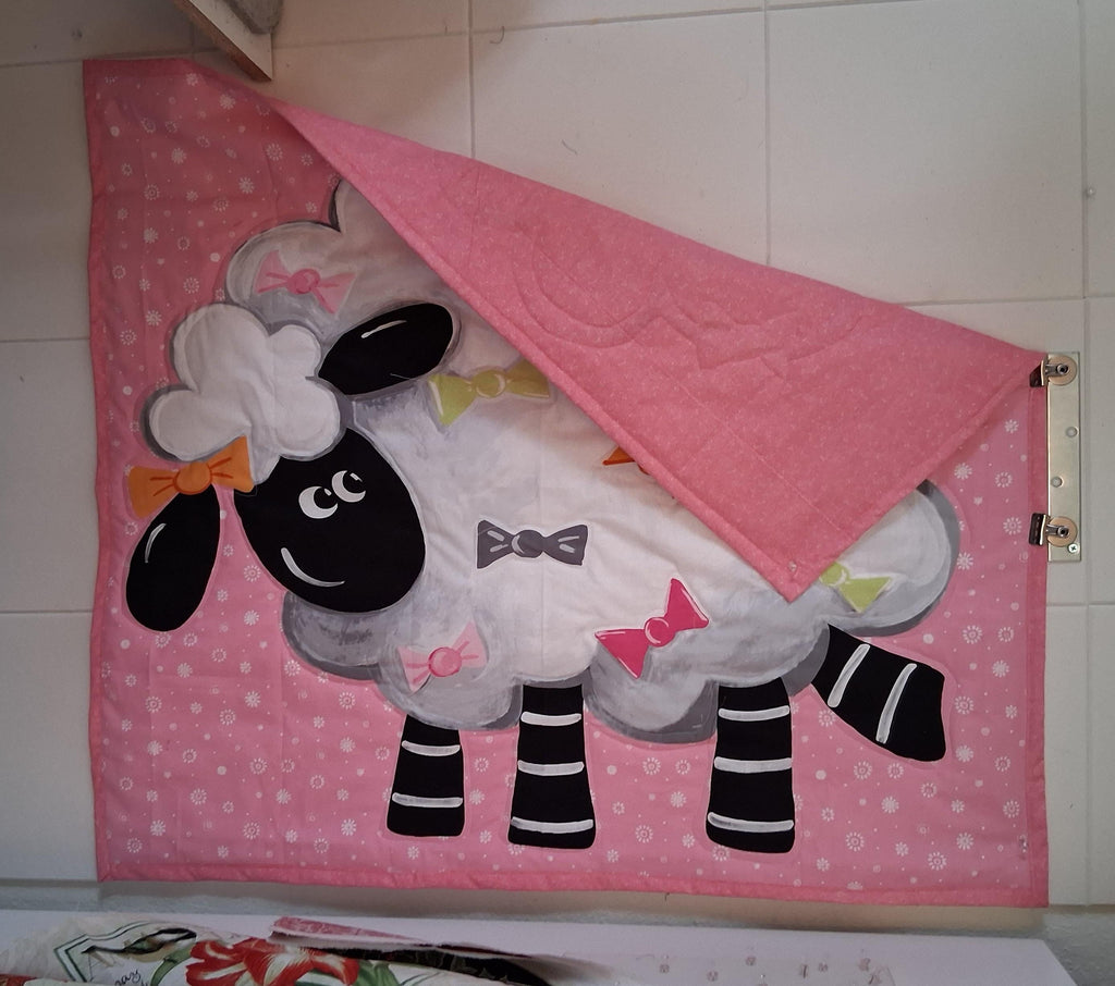 Cloud of Wool: The Petal Pink Keepsake Handmade Baby Quilt