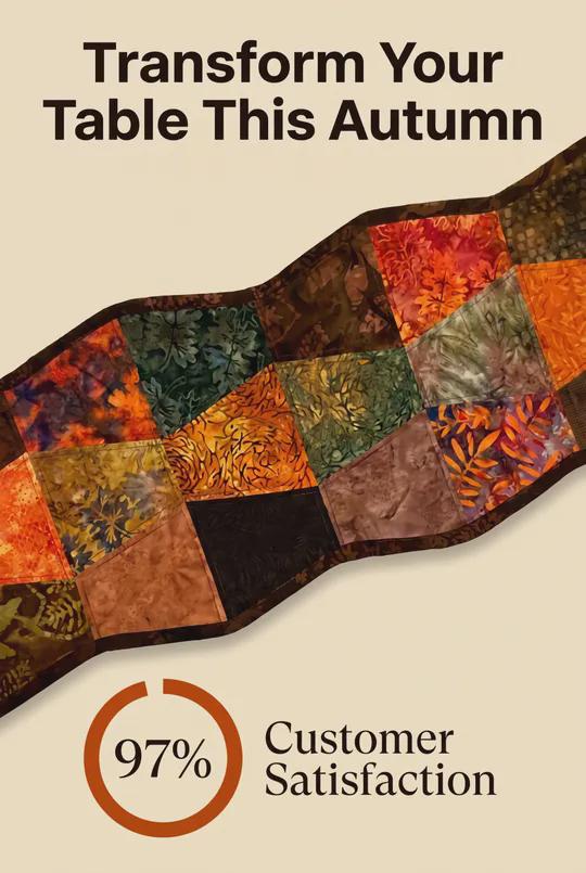 Handmade Autumn Table Runner