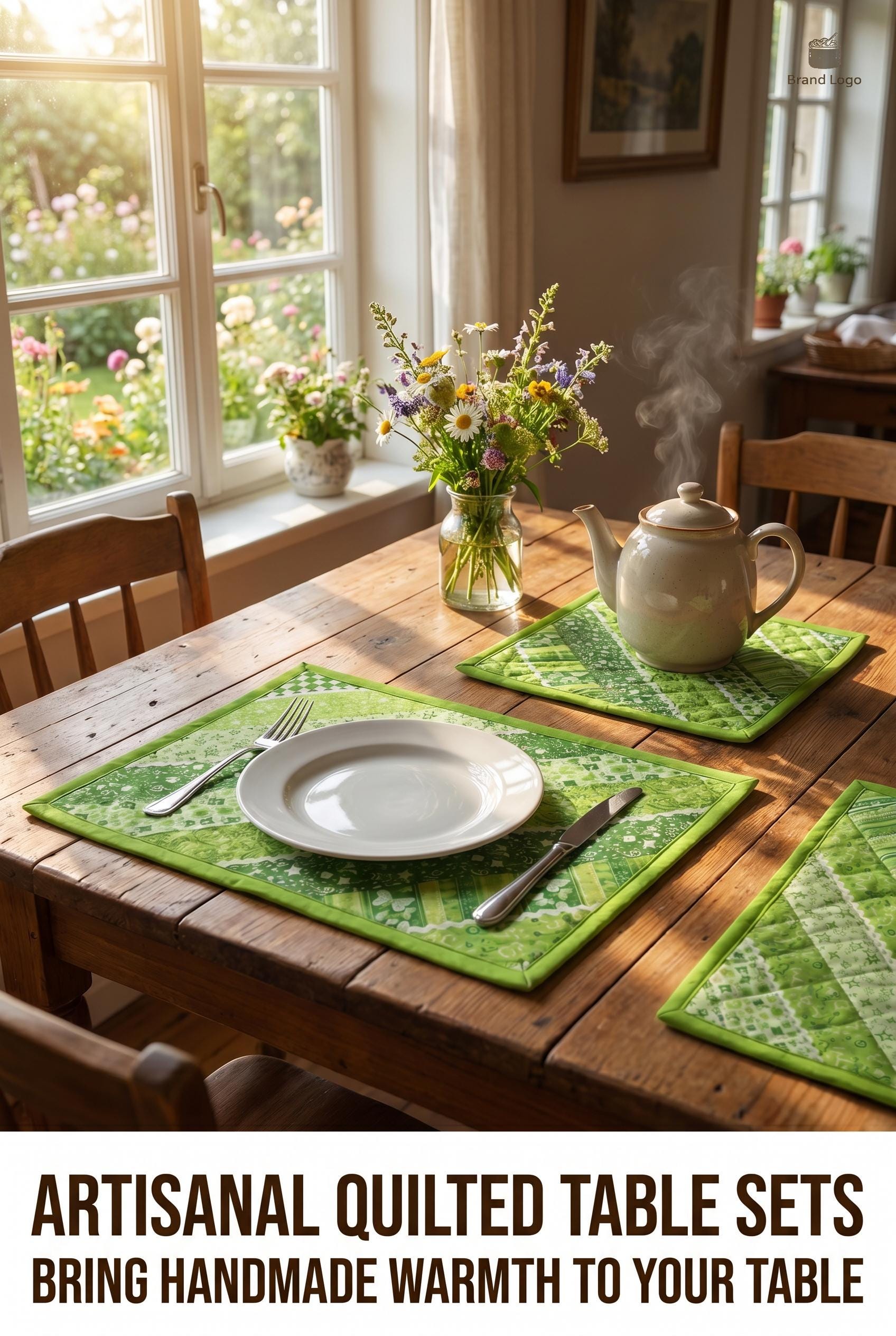 The Garden Path Table Set - Placemats and Potholders
