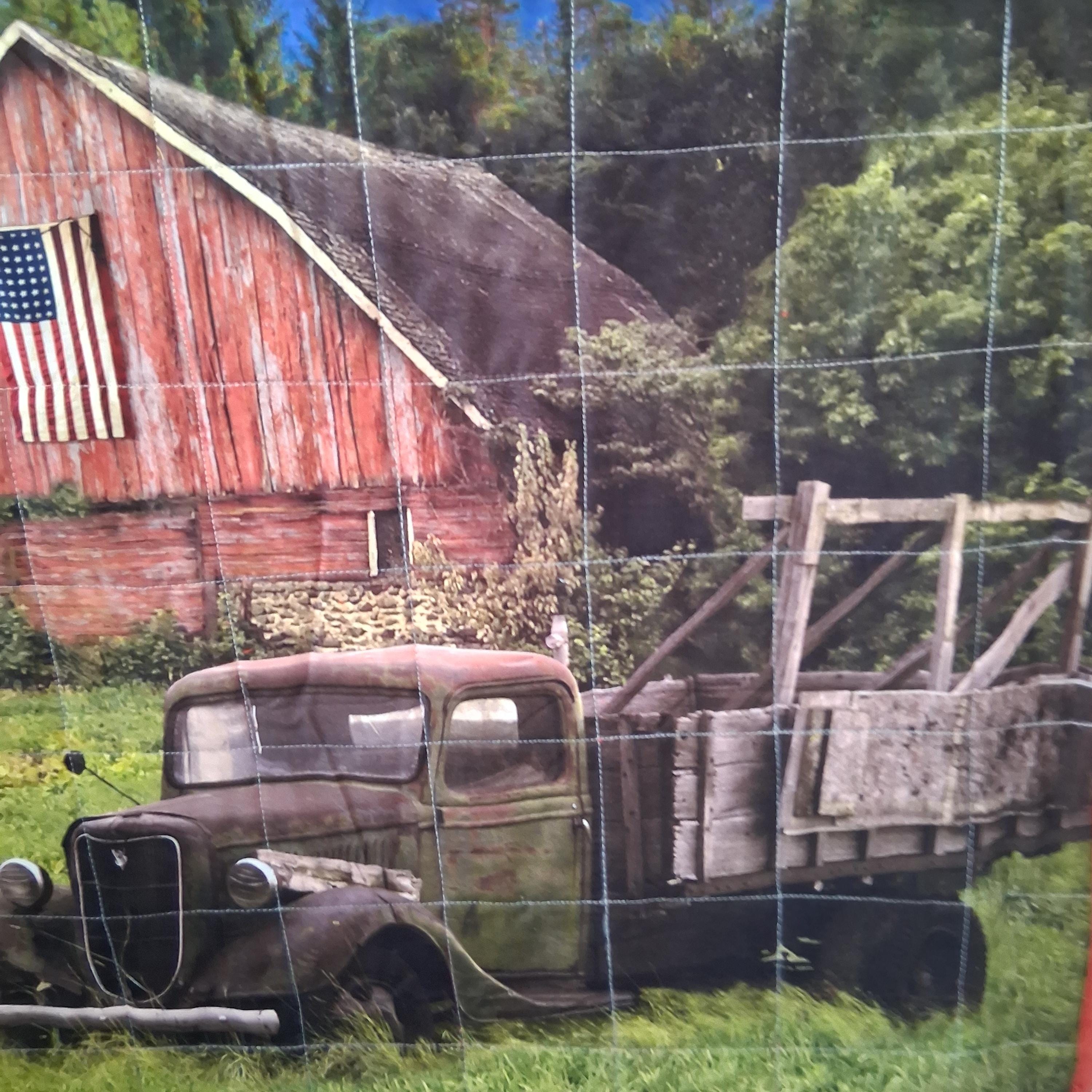 The Old Homestead Wall Hanging or Lap Quilt