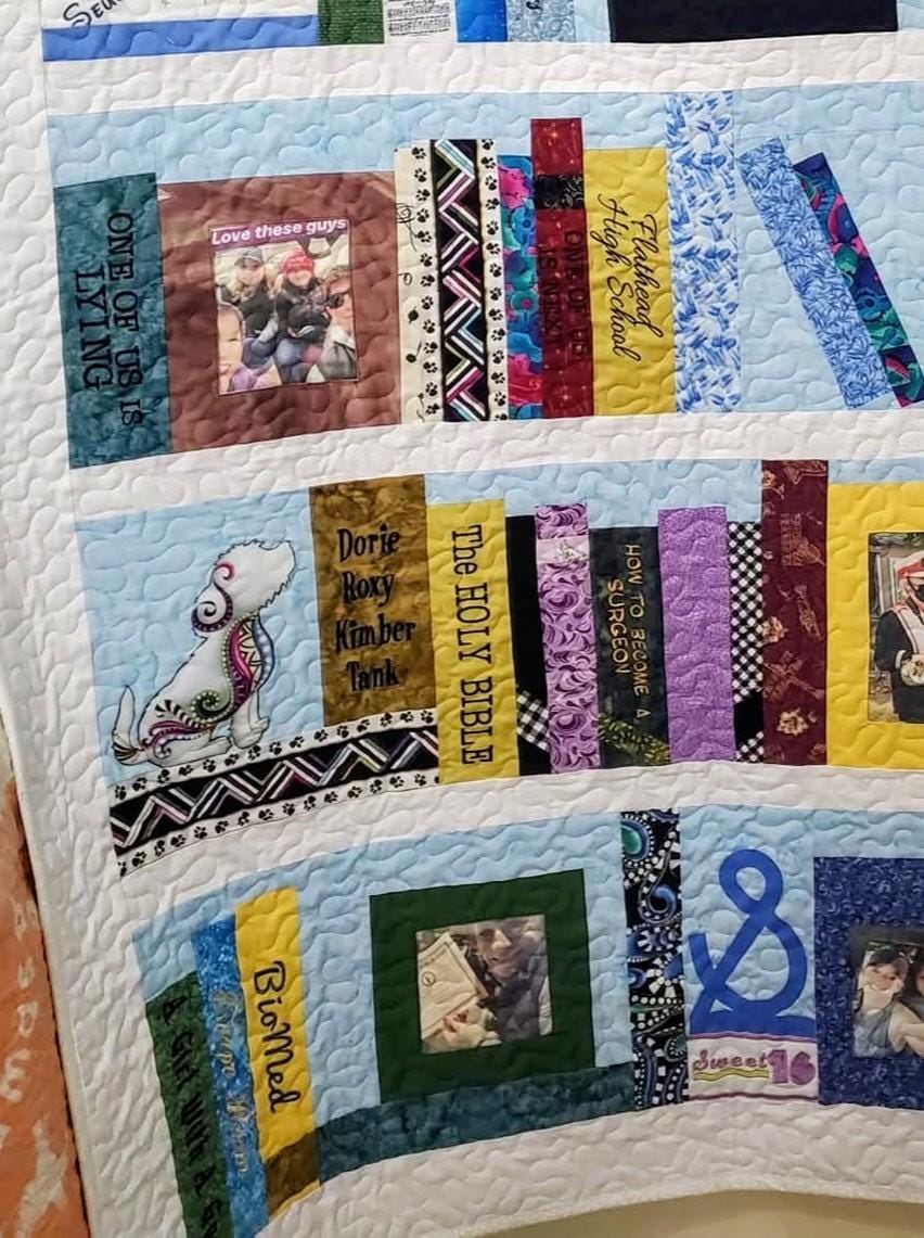 Handmade Personalized Graduation Memory Bookcase Wall Hanging