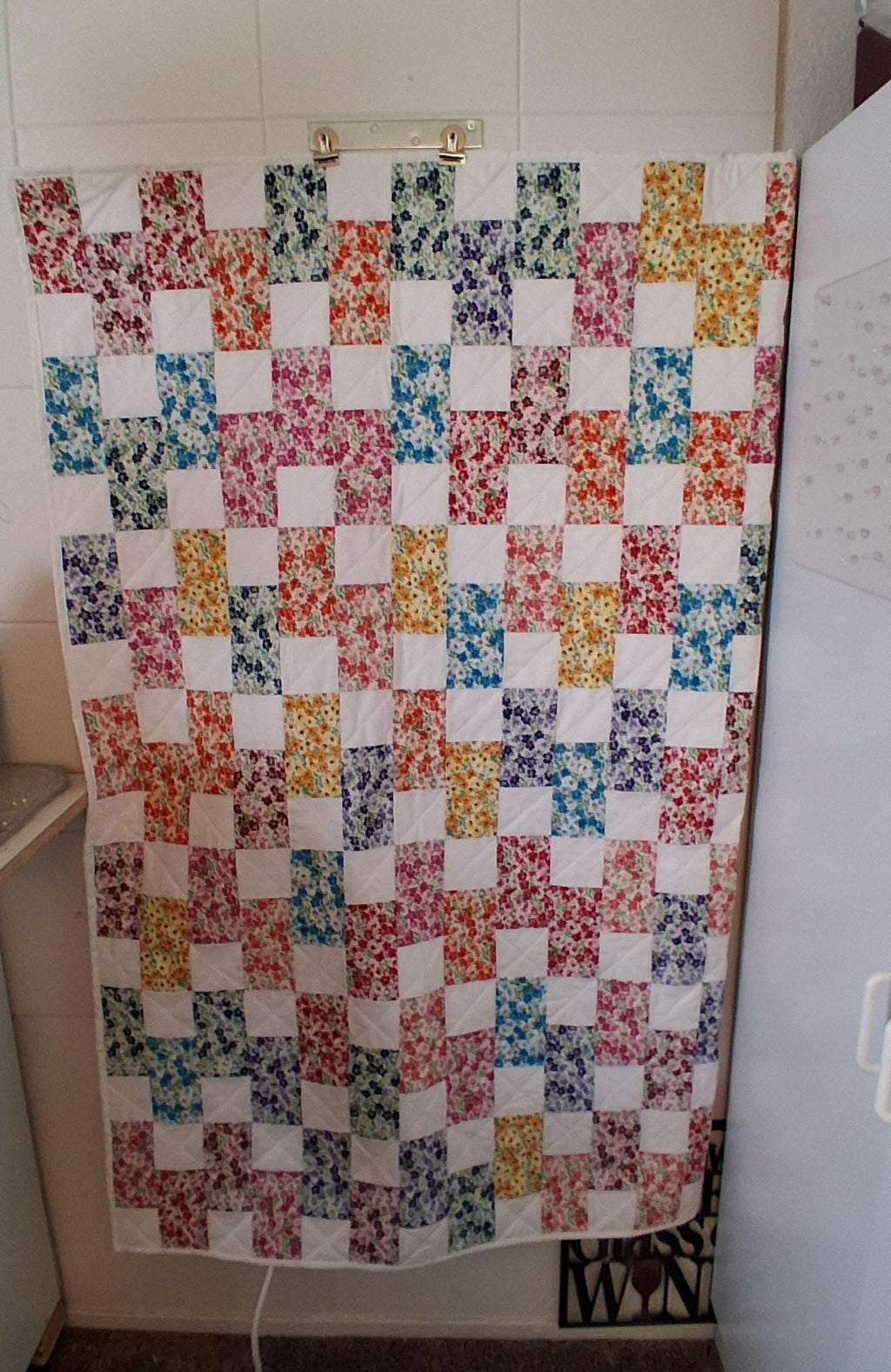 The Trellis Garden: A Handmade Floral Original Quilt