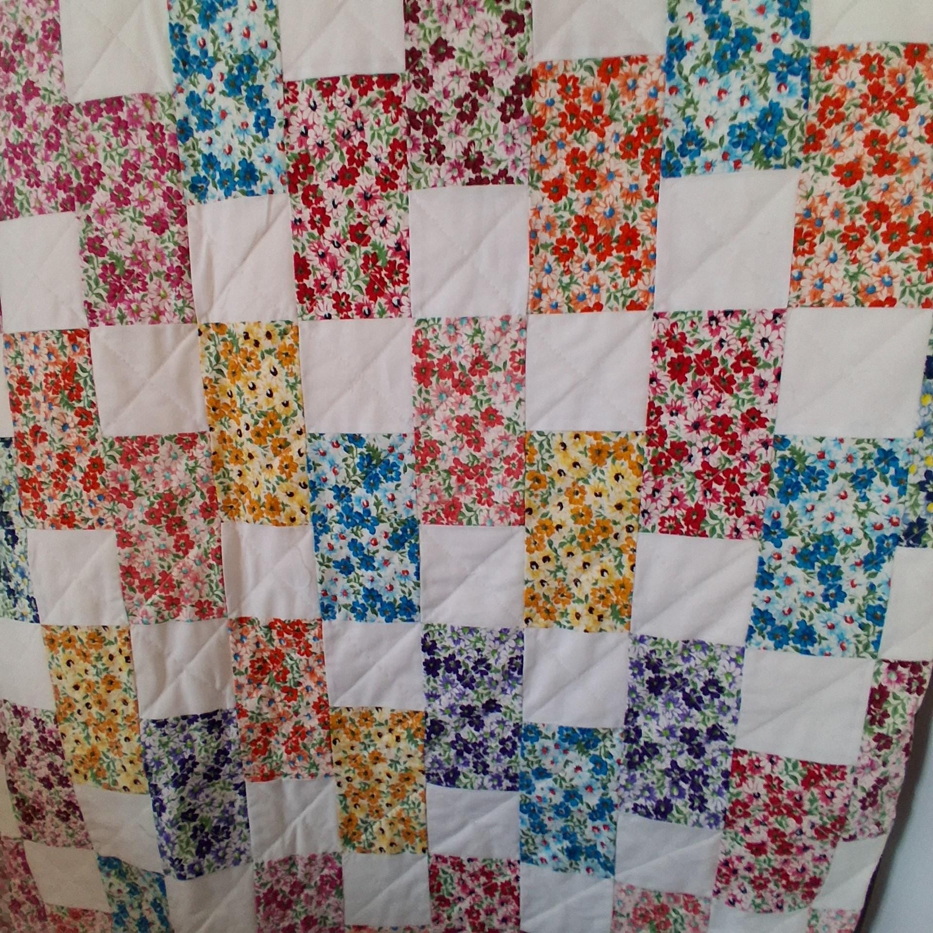 The Trellis Garden: A Handmade Floral Original Quilt