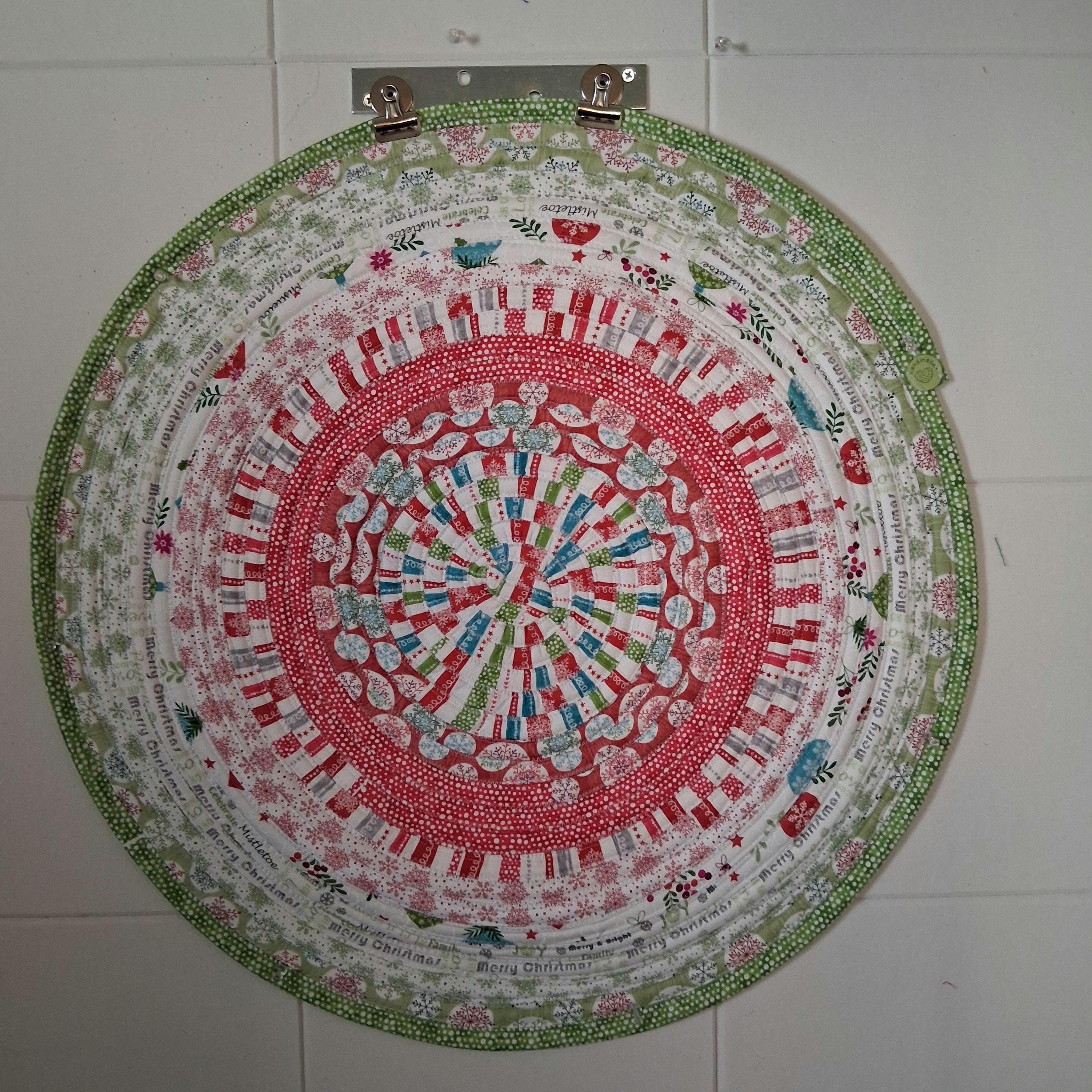 Handmade Christmas Oval or Round Jelly Roll Rugs