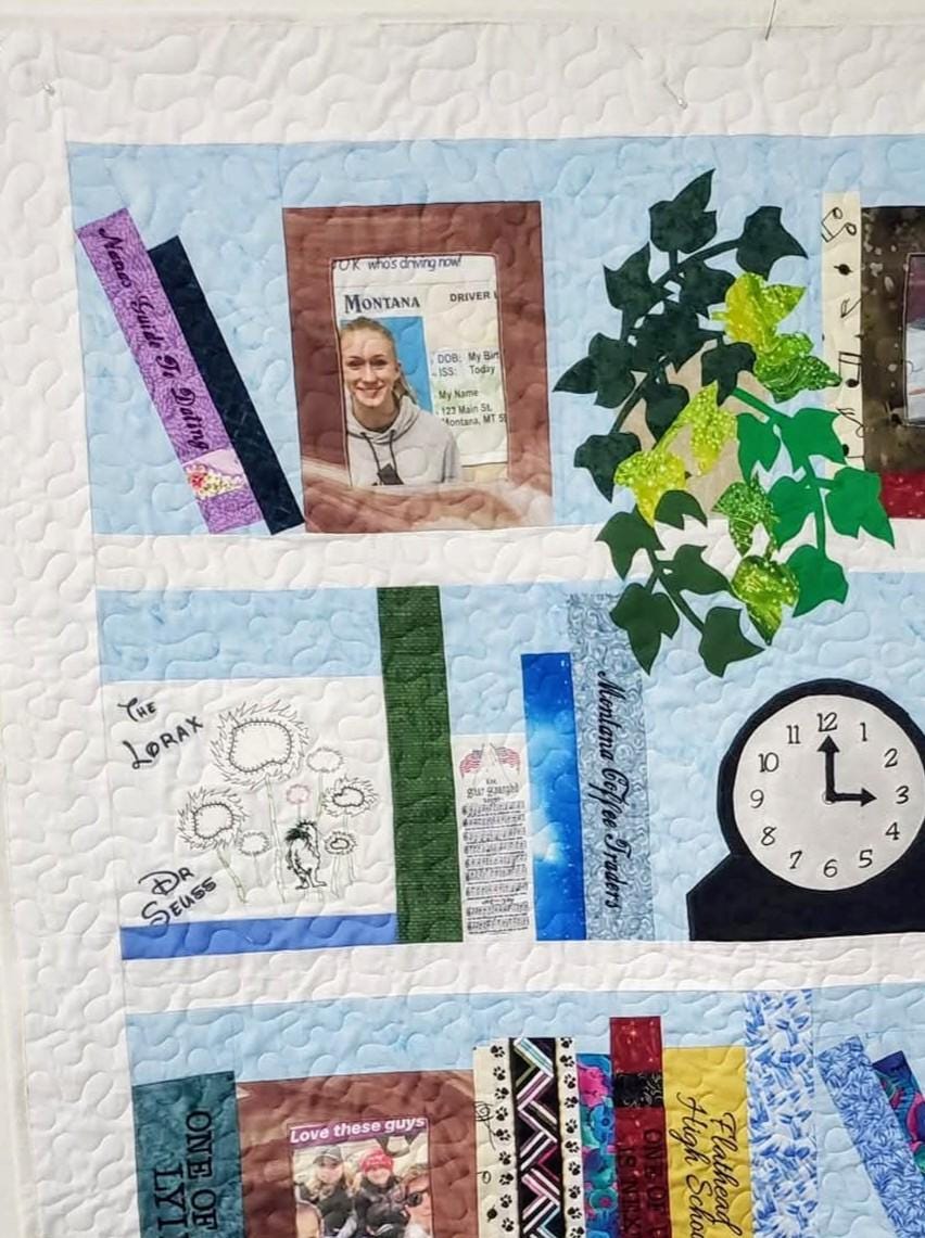 Handmade Personalized Graduation Memory Bookcase Wall Hanging