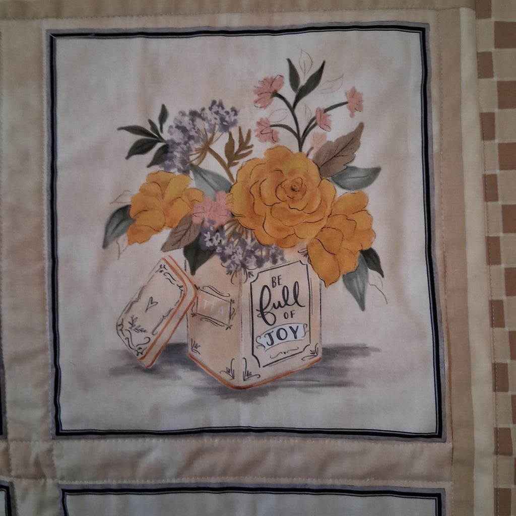 Morning at the Market: A Stitched Celebration Handmade Wall Hanging