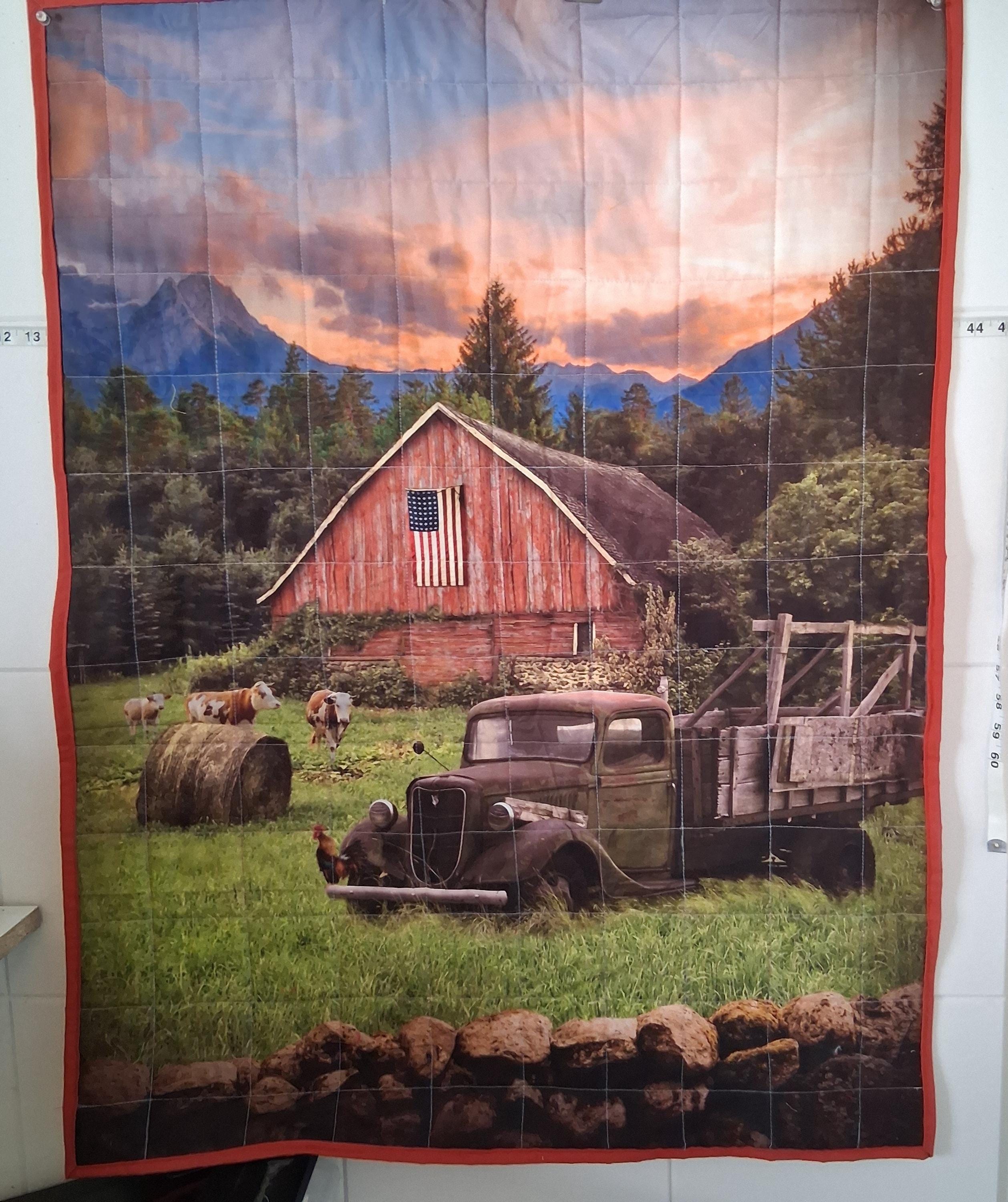 The Old Homestead Wall Hanging or Lap Quilt
