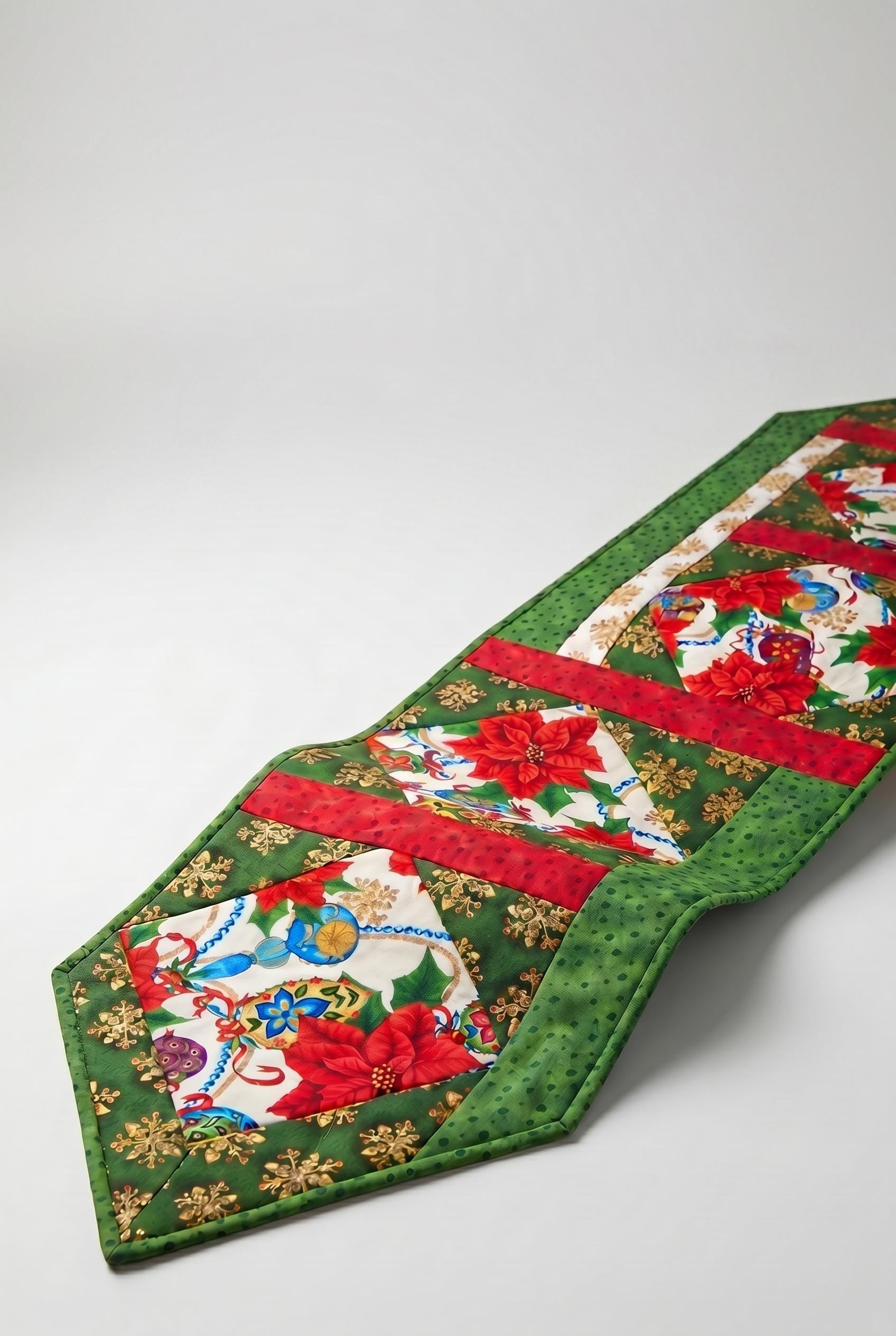 Festive Handmade Christmas Table Runner