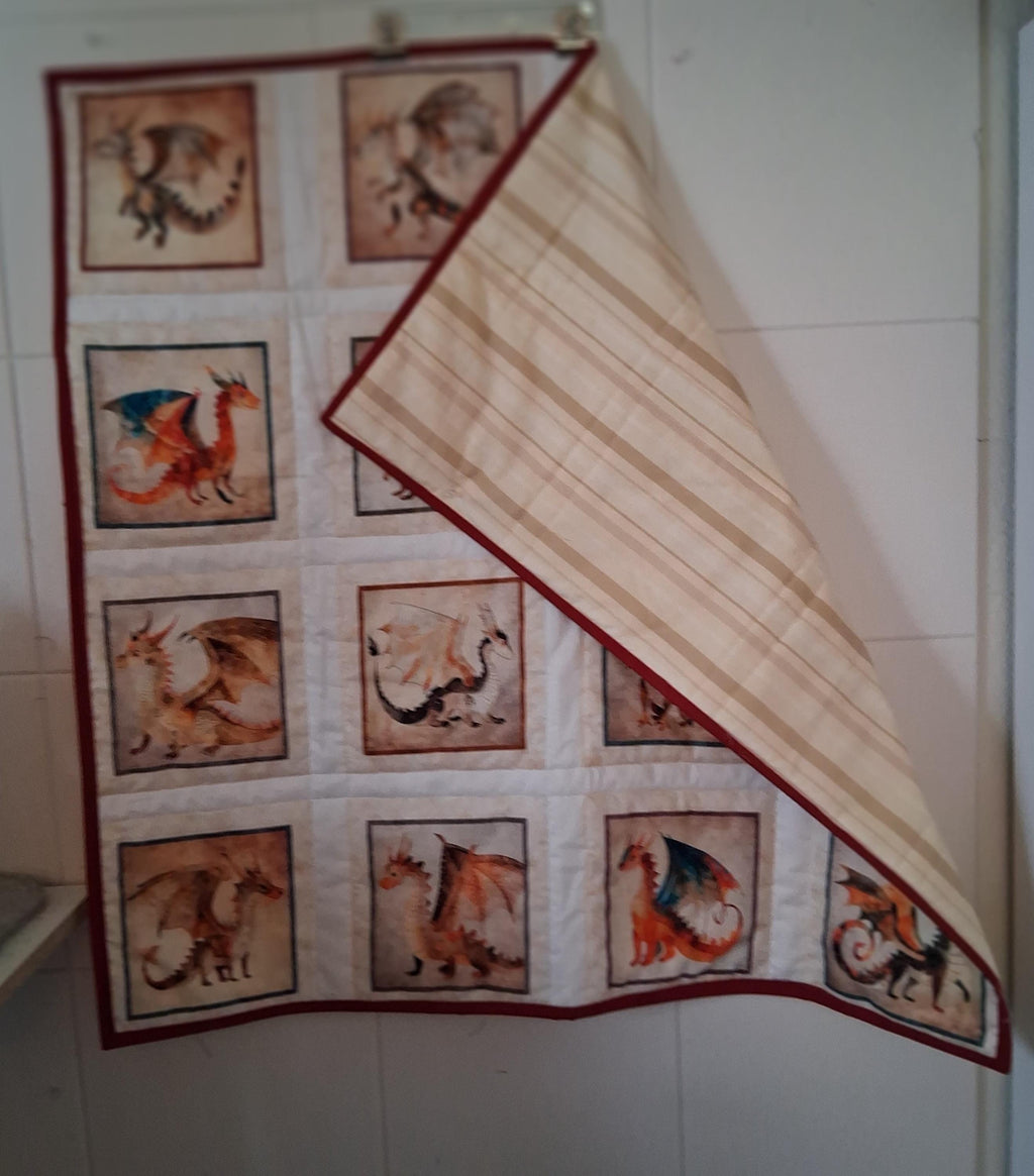 Little Legends: A Handmade Dragon Throw