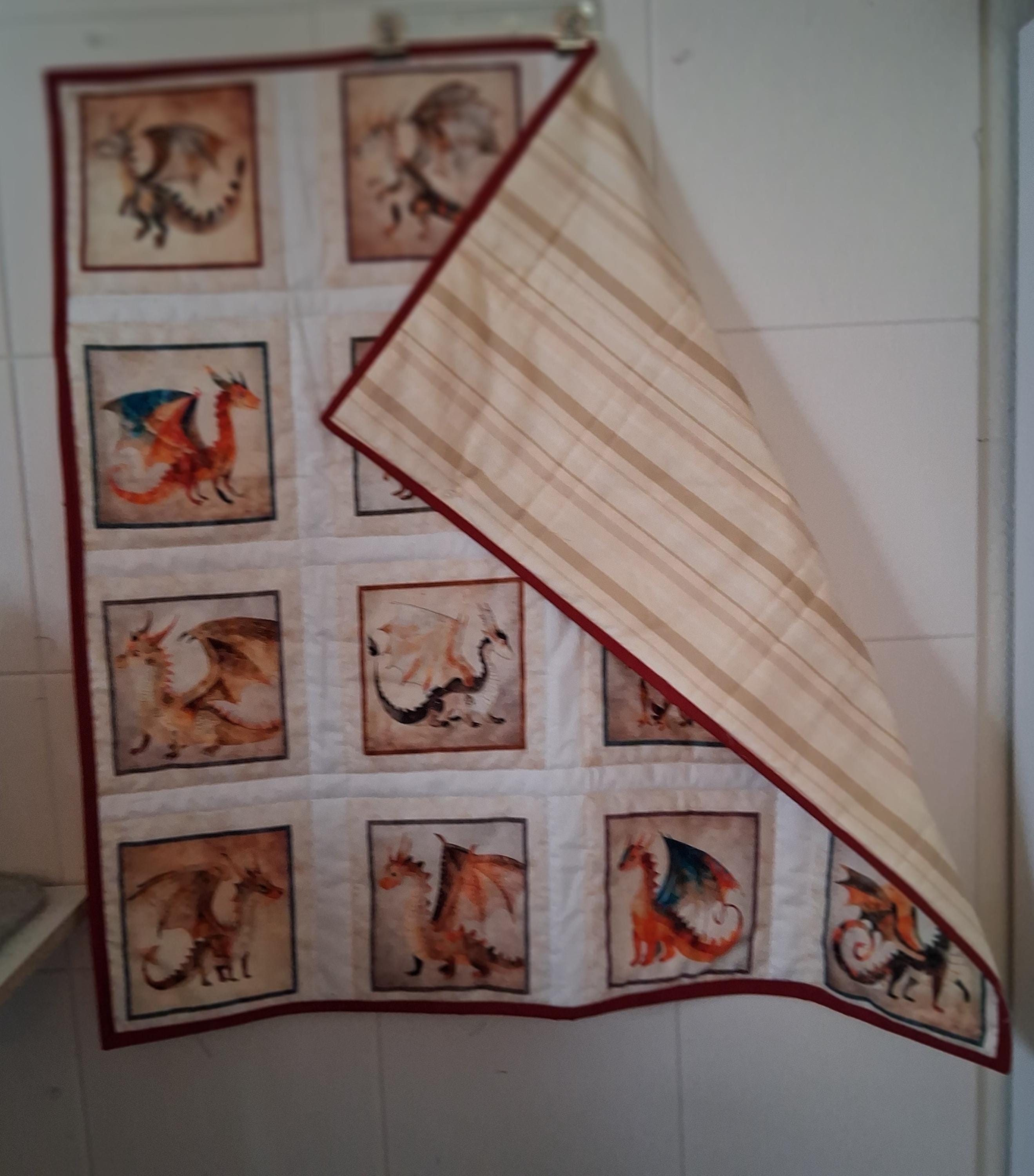 Little Legends: A Handmade Dragon Throw