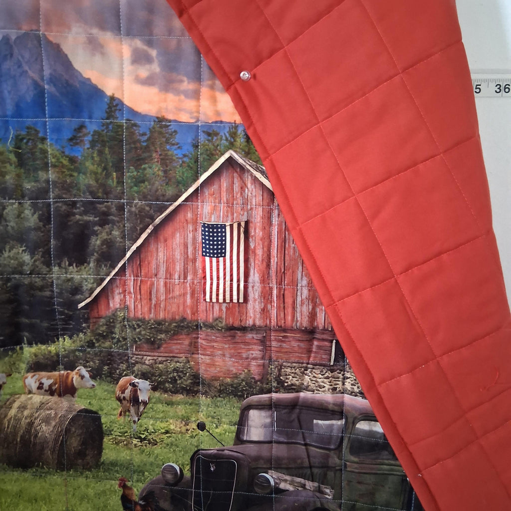 The Old Homestead Wall Hanging or Lap Quilt