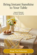 The Sunny Side Patch Table Runner and Pot Holders