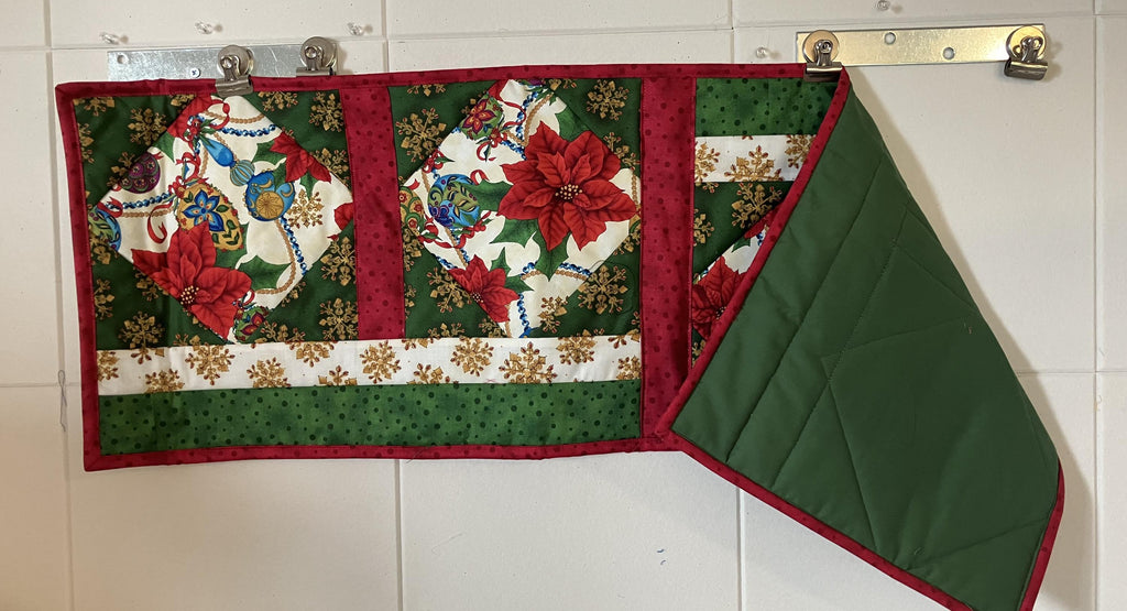 Festive Handmade Christmas Table Runner