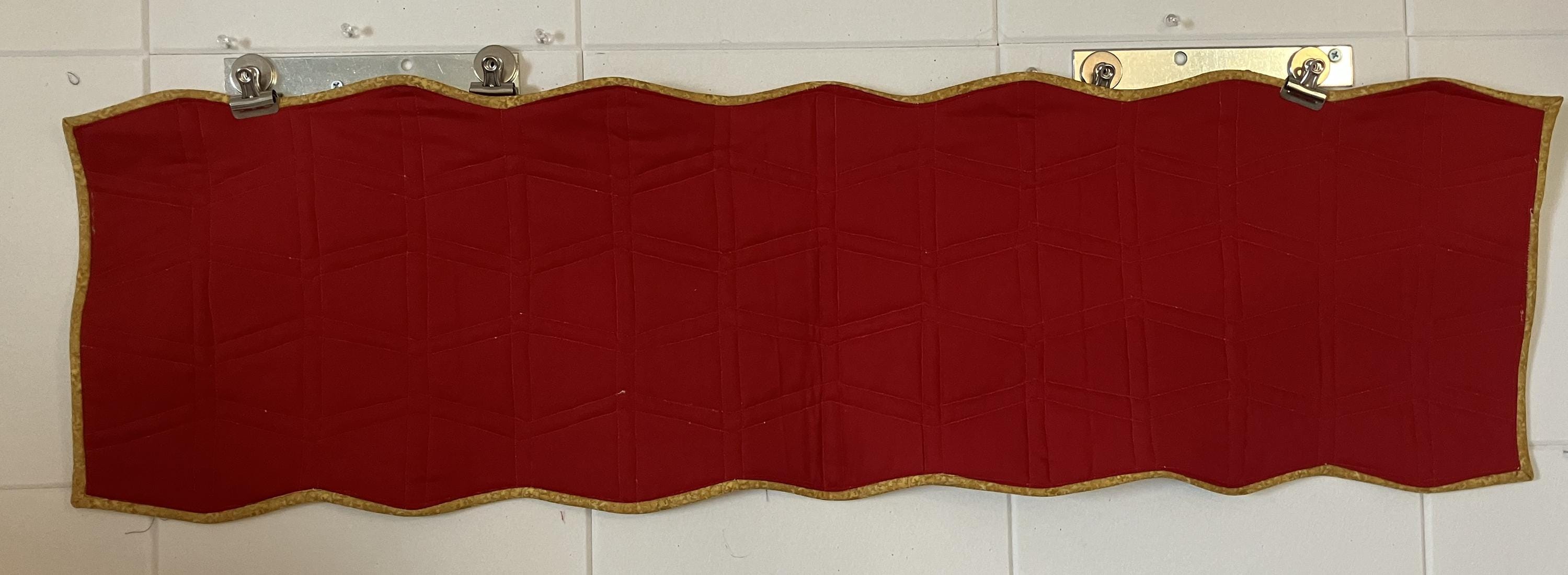 Handmade Red Chef Table Runner