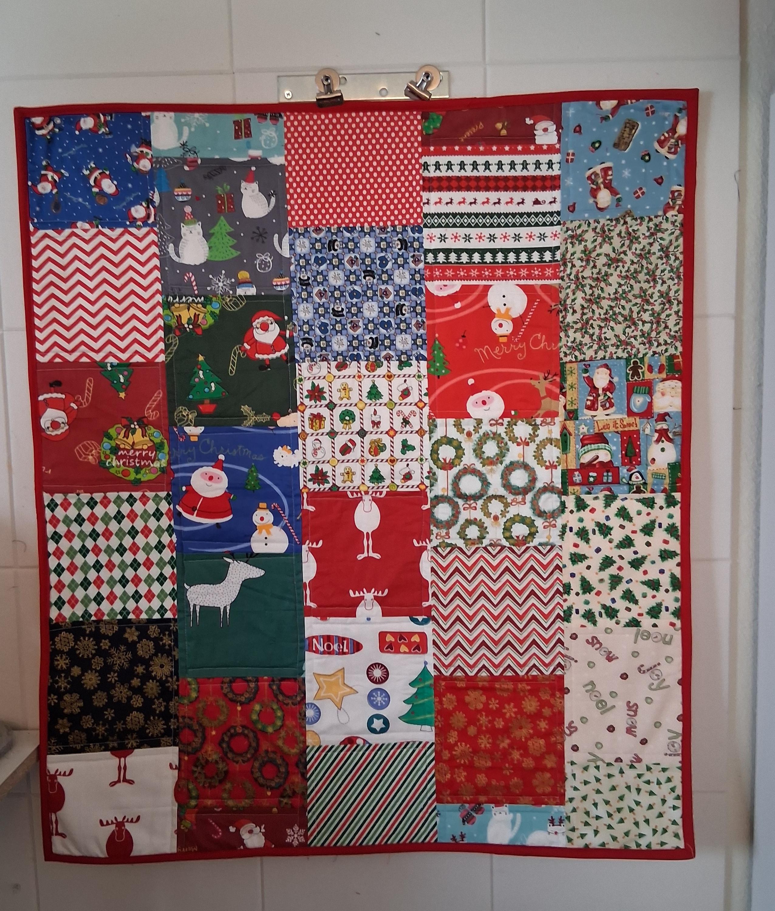 The Christmas Joyful Handmade Lap Quilt